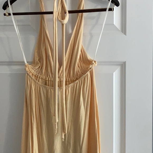 Vintage ish cotton dress - yellow - Picture 4 of 4